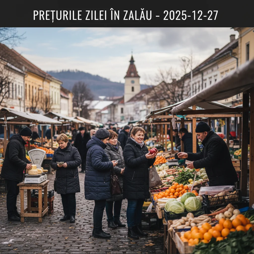 Prețurile zilei în Zalău – 2025-12-27