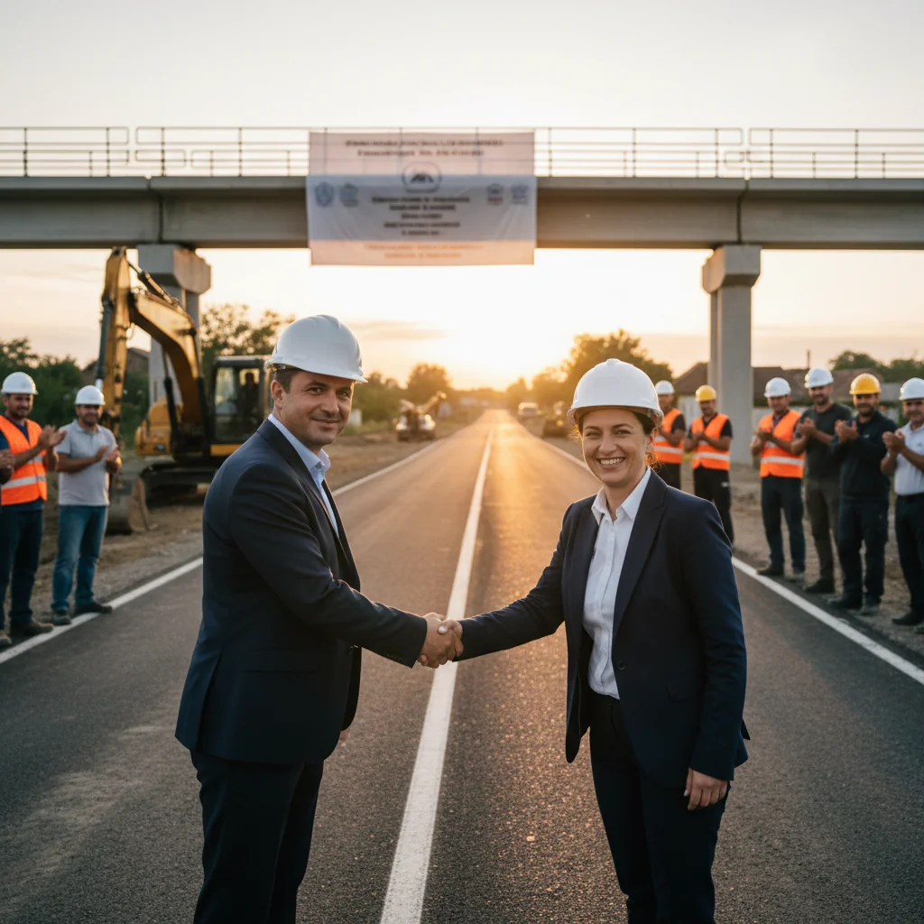 Primul mare proiect de infrastructură recepționat la Băbeni, anunțat oficial la Zalău