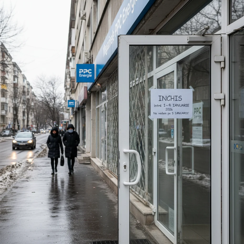 Program modificat la început de an: magazinele PPC Energie din Zalău, închise între 1 și 4 ianuarie 2026