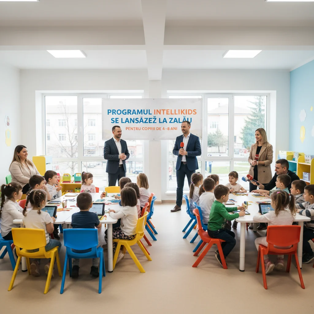 Programul IntelliKids debutează la Zalău pentru copiii de 4–8 ani