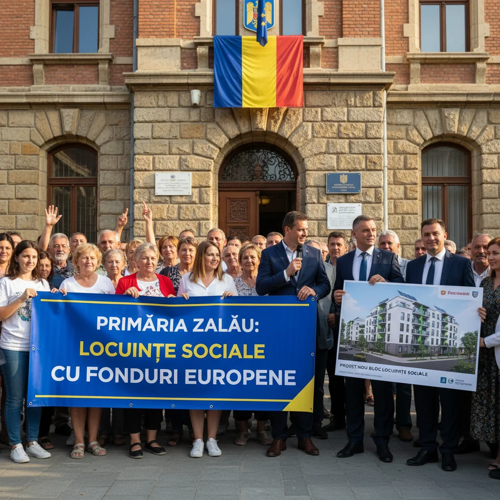 Proiect nou de locuințe sociale la Zalău: bloc finanțat din fonduri europene în cartierul Dumbrava