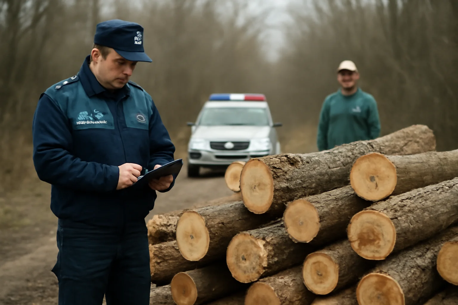 Razie cu amenzi și lemn confiscat la Sânmihaiu Almașului, anunțată de autorități la Zalău