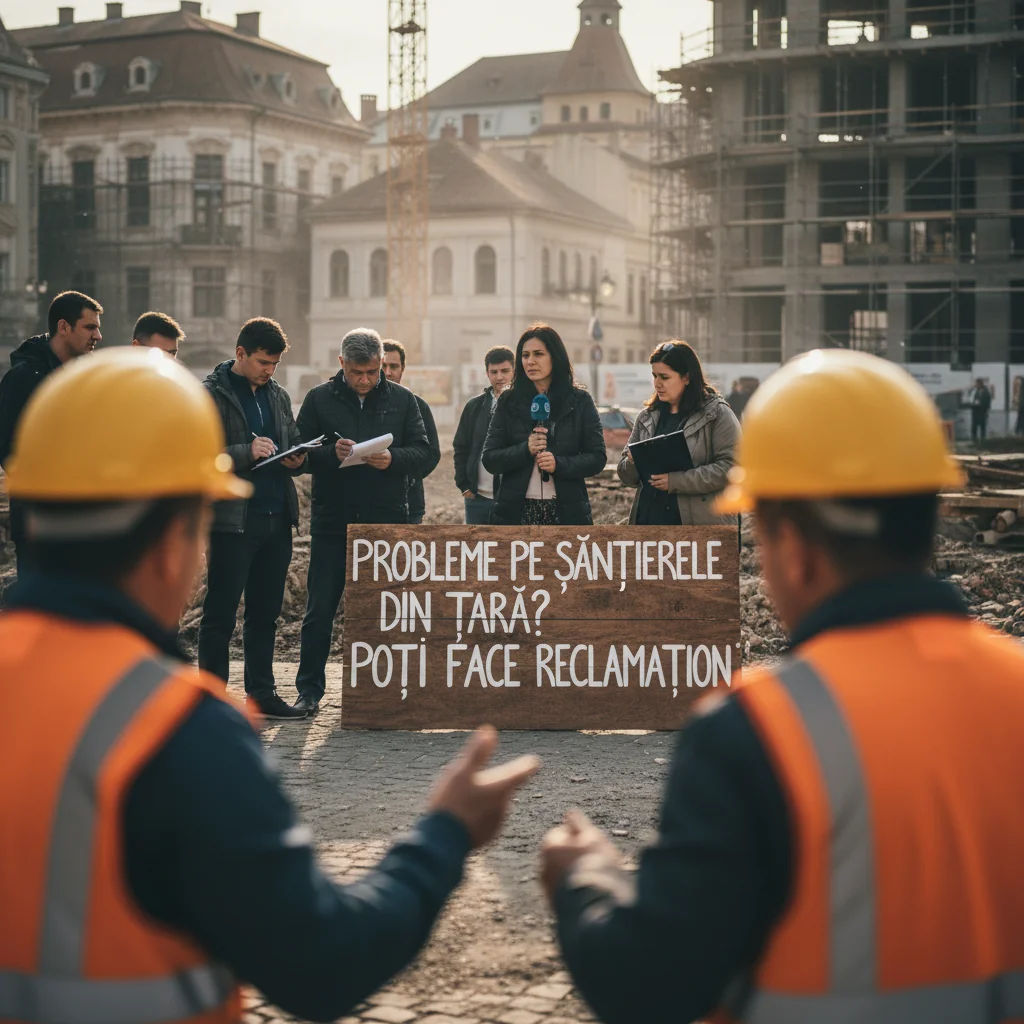 Reclamații pentru problemele de pe șantierele din România