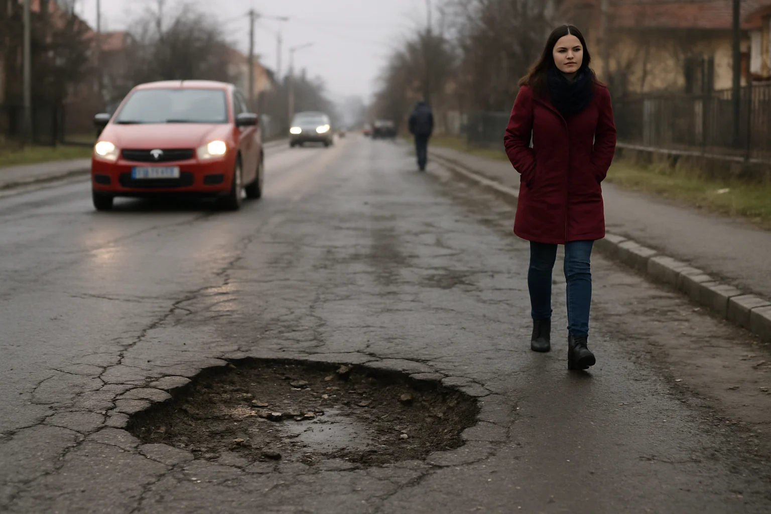 Situația actuală a infrastructurii rutiere în Zalău, 2026-01-13