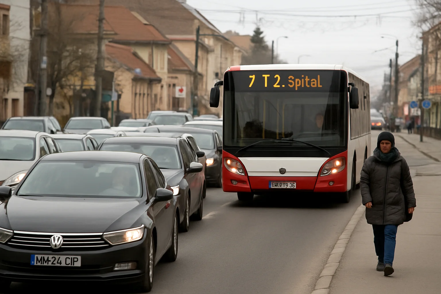 Situația actuală a traficului și transportului public în Zalău – 2026-02-04