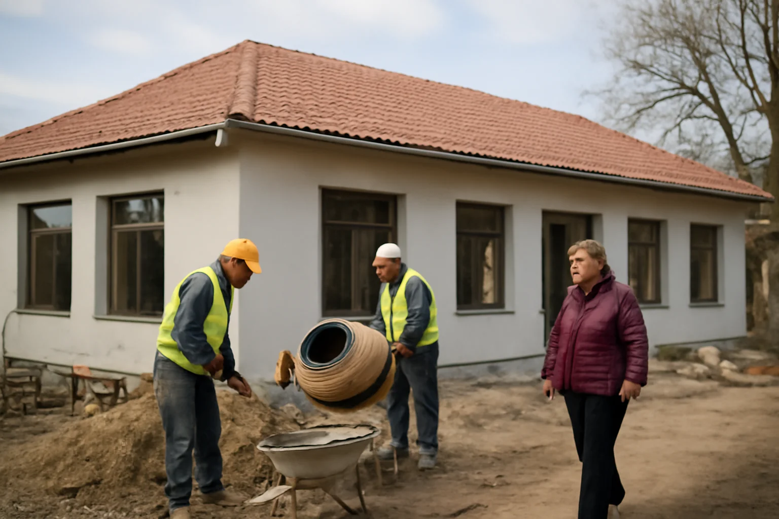 Stadiul lucrărilor la Centrul de zi pentru seniori din Zalău, prezentat de autorități