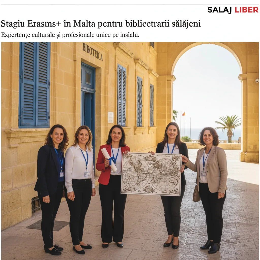 Stagiu Erasmus+ în Malta anunțat pentru bibliotecarii sălăjeni din Zalău