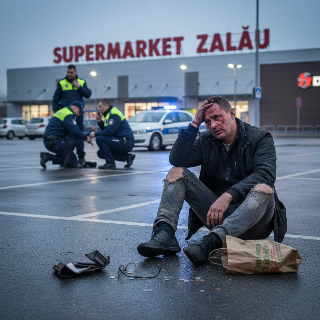 Tânăr agresat și jefuit în parcarea unui supermarket din Zalău. Trei suspecți arestați preventiv