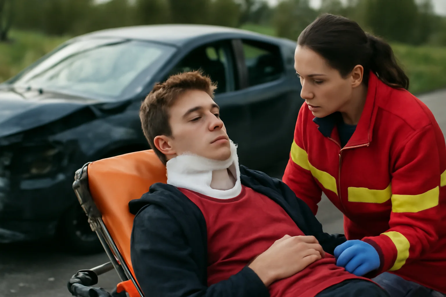Tânăr de 19 ani rănit într-un accident rutier în Sălaj, caz raportat la Zalău
