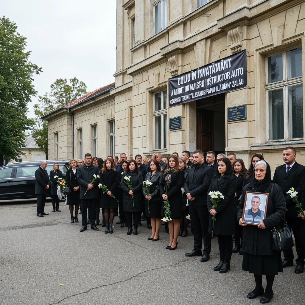 Tragedie în domeniul educației auto din Zalău – s-a stins din viață un maistru instructor la Colegiul Tehnic Alexandru Papiu Ilarian