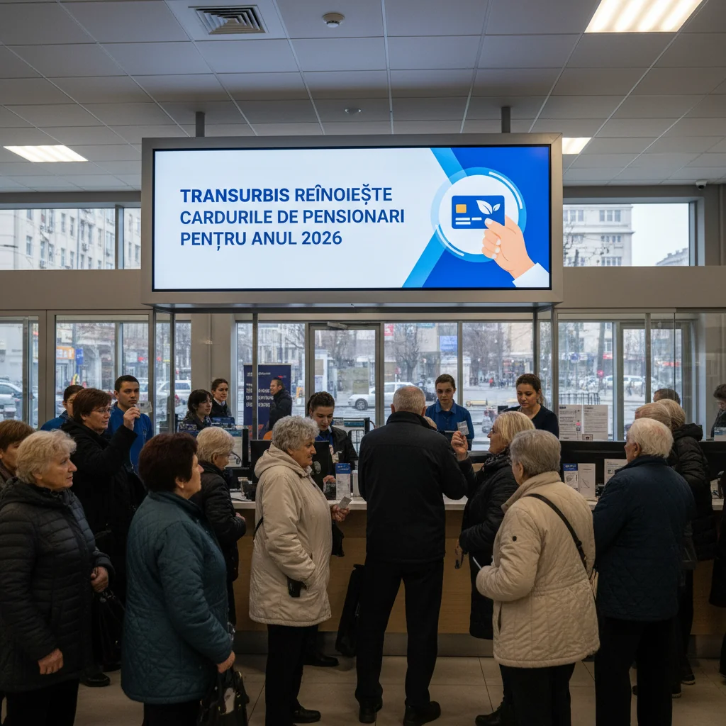 Transurbis începe reînnoirea cardurilor de pensionari pentru 2026 în orașul nostru