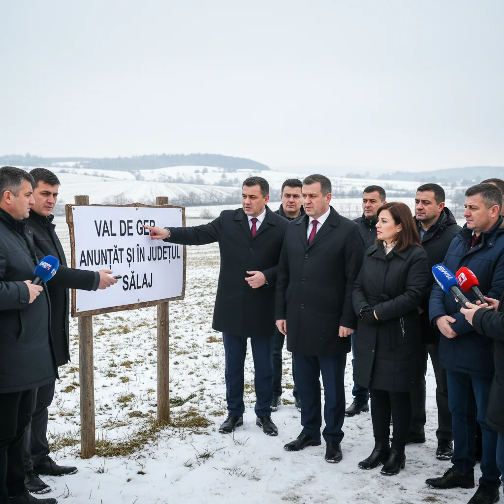 Val de ger prognozat la Zalău: autoritățile și populația din Sălaj, avertizate să se pregătească