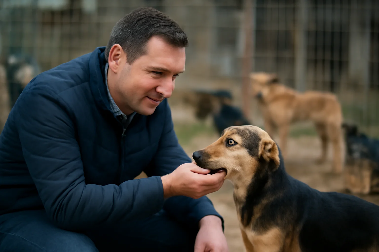 Viceprimarul Zalău, Călin Forț, lansează o campanie activă pentru adopția câinilor din adăpostul public