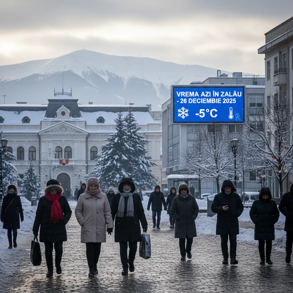 Vremea azi în Zalău – 26 decembrie 2025