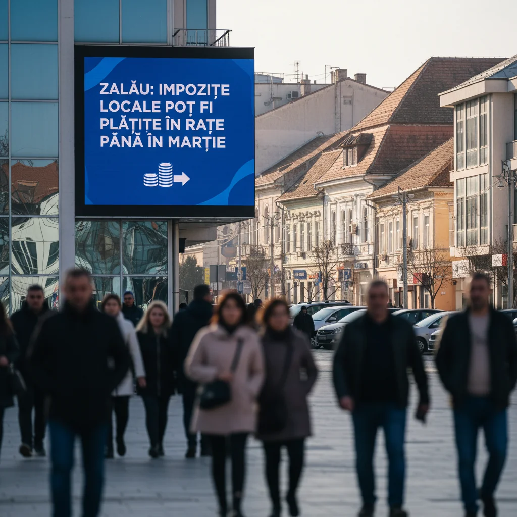 Zalău: Impozitele locale din 2026 pot fi achitate în rate până în martie