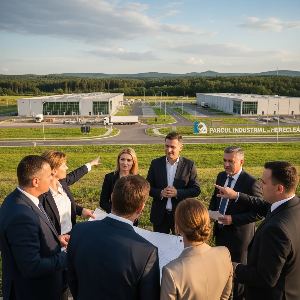 Zalău: interes crescut al mediului de afaceri pentru viitorul Parc Industrial de la Hereclean