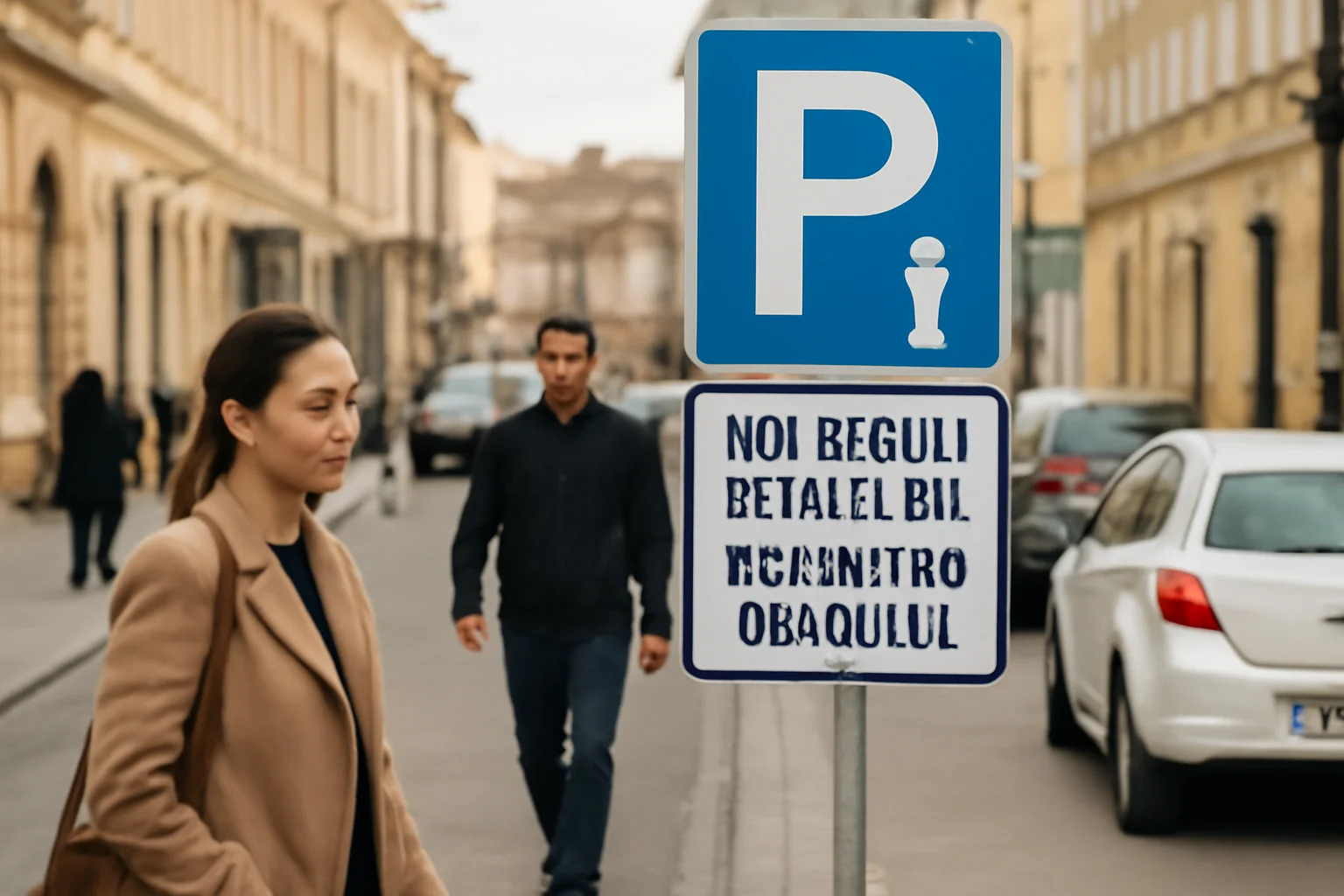 Zalău introduce un nou sistem de parcare în centrul orașului