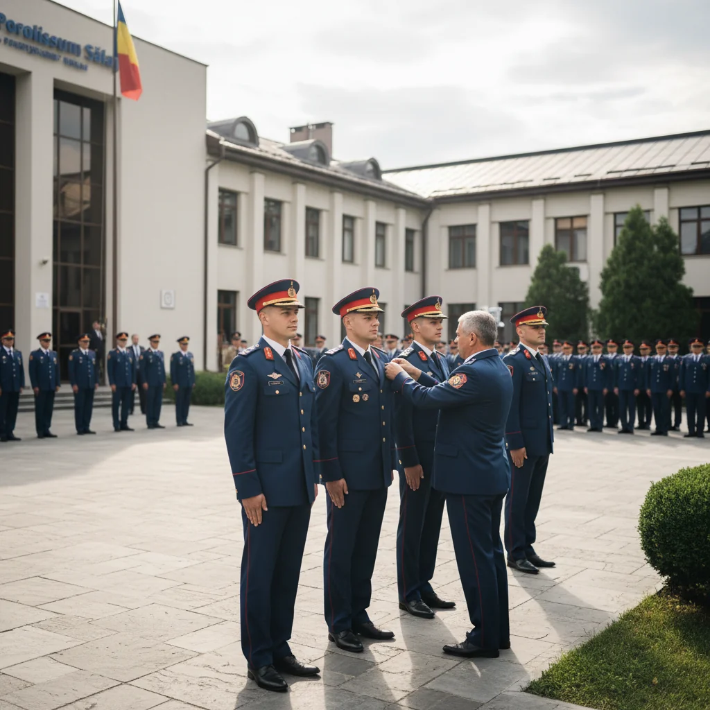Ziua Națională celebrată prin avansări în grad la ISU Porolissum Sălaj